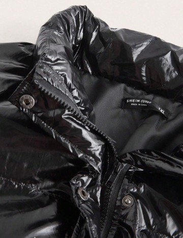 Geaca SHEIN CURVE, negru