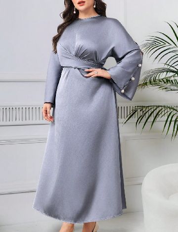 Rochie lunga SHEIN CURVE, gri