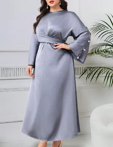 Rochie lunga SHEIN CURVE, gri