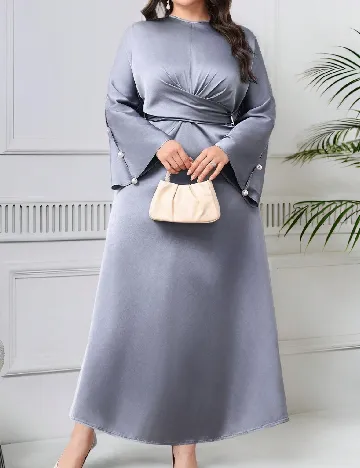 Rochie lunga SHEIN CURVE, gri