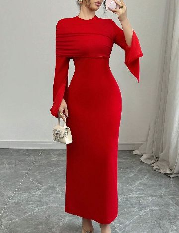 Rochie lunga SHEIN, rosu