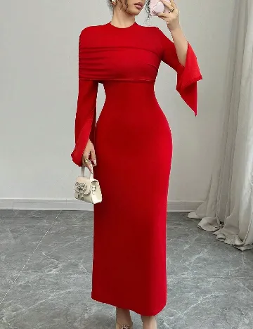 Rochie lunga SHEIN, rosu