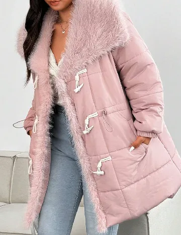 Geaca SHEIN CURVE, roz