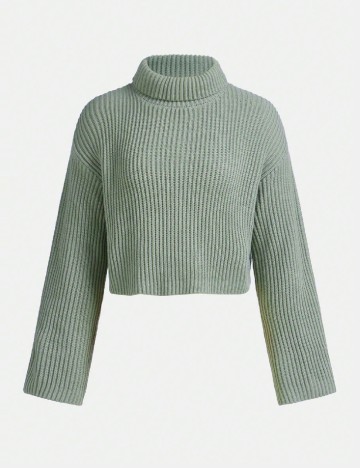 Pulover Shein Kids, verde