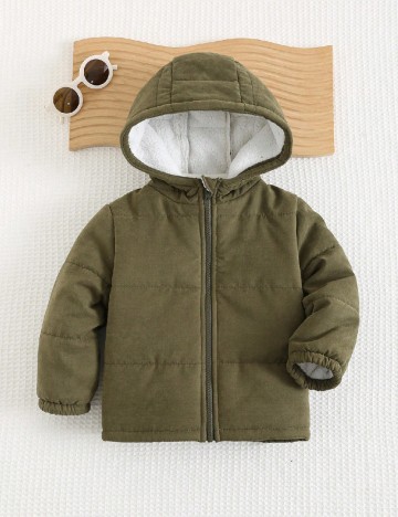 Geaca Shein Kids, verde