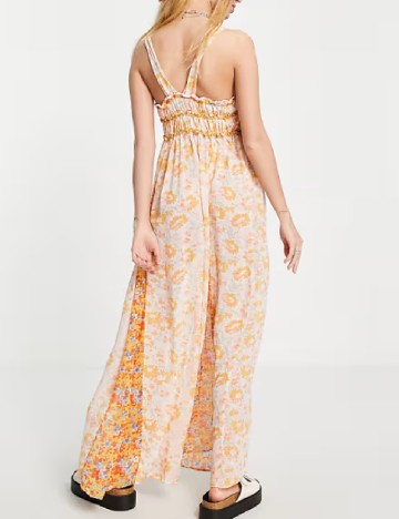 Rochie lunga Free People, floral print