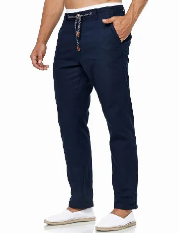 Pantaloni INDICODE, bleumarin