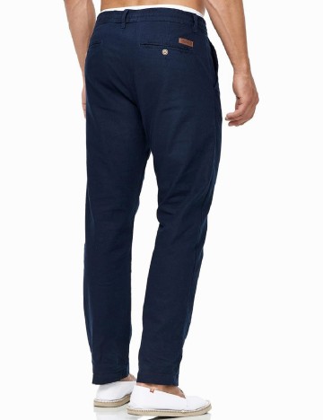 Pantaloni INDICODE, bleumarin