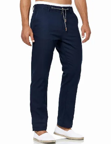 Pantaloni INDICODE, bleumarin