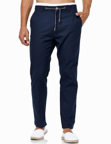 Pantaloni INDICODE, bleumarin