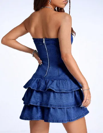 Rochie scurta SHEIN, albastru