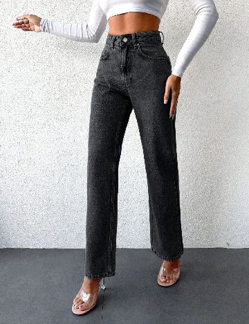 Blugi SHEIN, gri inchis