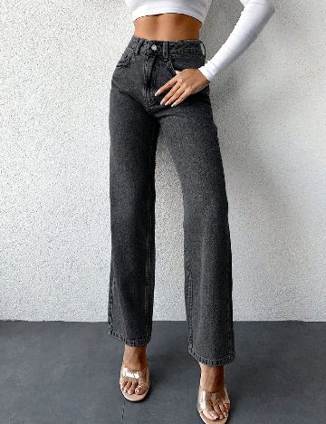 Blugi SHEIN, gri inchis