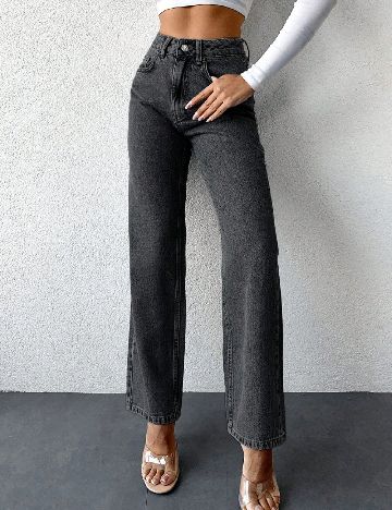 Blugi SHEIN, gri inchis