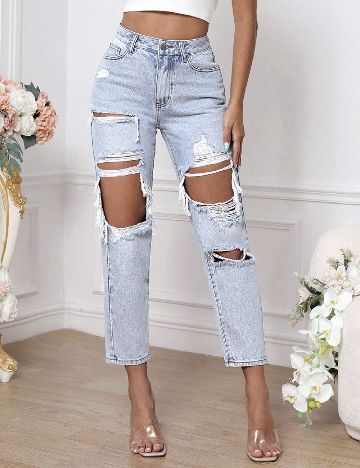 Blugi SHEIN, albastru