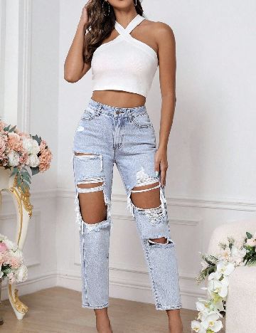 Blugi SHEIN, albastru