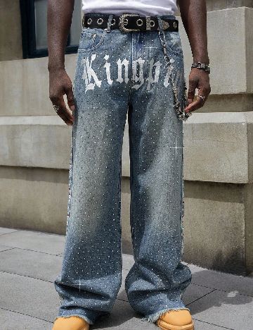 Blugi Romwe, albastru