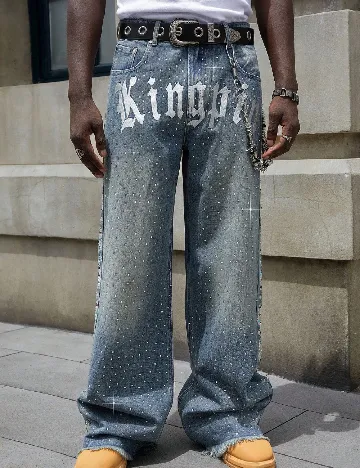 Blugi Romwe, albastru