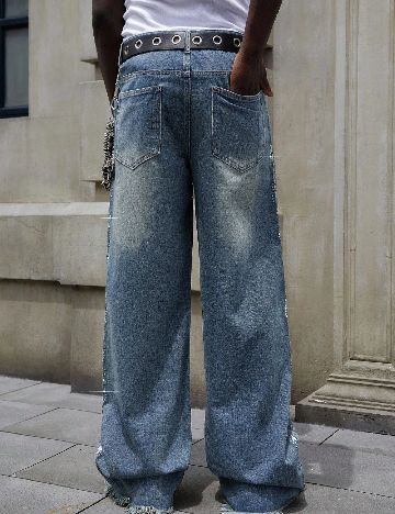 Blugi Romwe, albastru