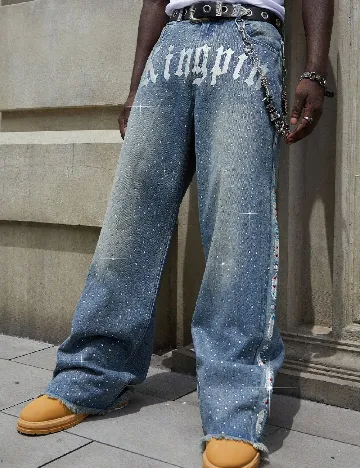 Blugi Romwe, albastru