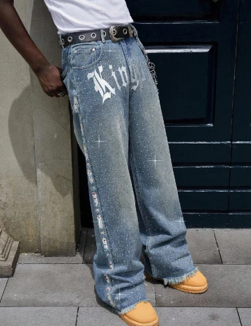 Blugi Romwe, albastru