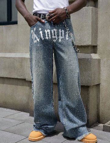 Blugi Romwe, albastru