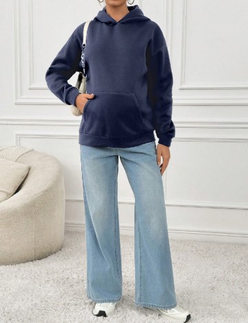 Hanorac SHEIN Maternity, albastru