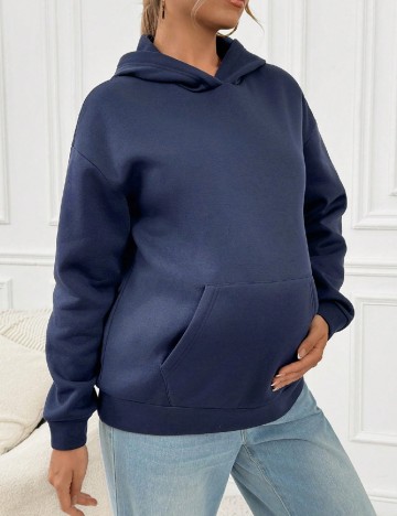 Hanorac SHEIN Maternity, albastru