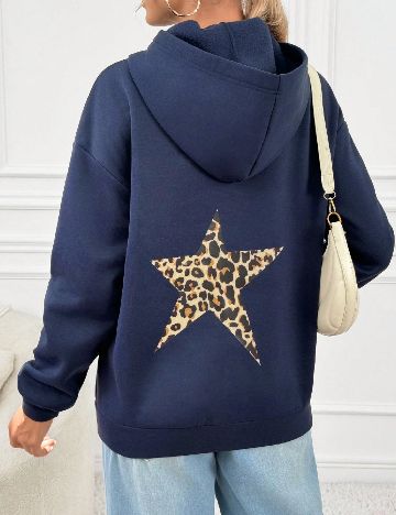 Hanorac SHEIN Maternity, albastru