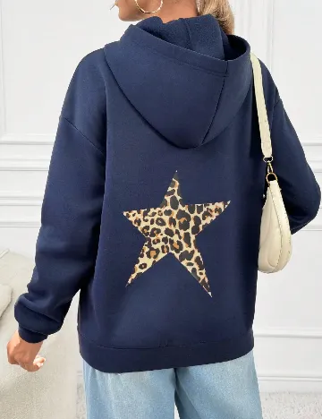 Hanorac SHEIN Maternity, albastru