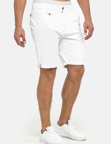 Pantaloni scurti INDICODE, alb