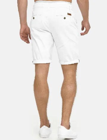 Pantaloni scurti INDICODE, alb