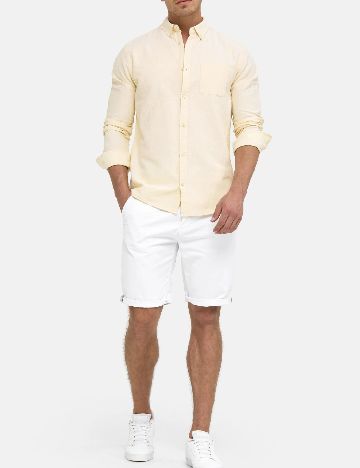 Pantaloni scurti INDICODE, alb