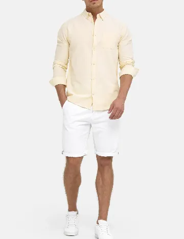 Pantaloni scurti INDICODE, alb