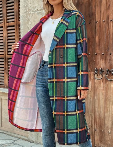 Palton SHEIN, mix culori