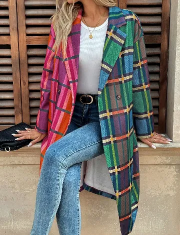 Palton SHEIN, mix culori