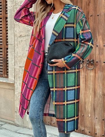 Palton SHEIN, mix culori