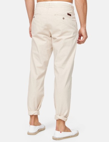 Pantaloni INDICODE, crem