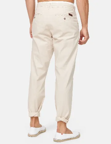 Pantaloni INDICODE, crem