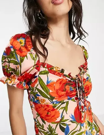Rochie medie Top Shop, floral print