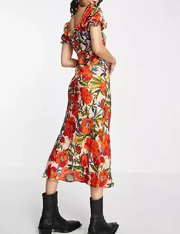 Rochie medie Top Shop, floral print