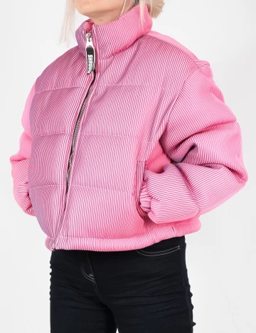 Geaca Bershka, roz Roz