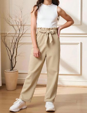 Compleu Shein Kids, alb/maro