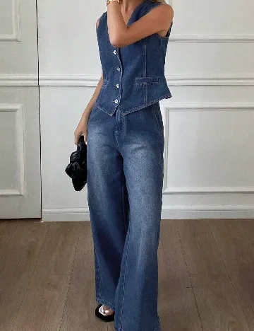 Compleu Dazy, albastru