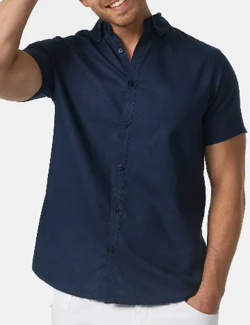 Camasa INDICODE, bleumarin