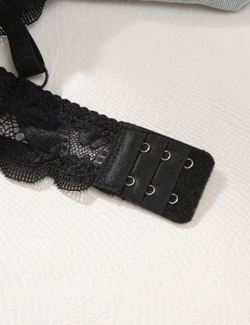 Sutien SHEIN, negru/roz