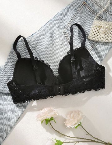 Sutien SHEIN, negru/roz