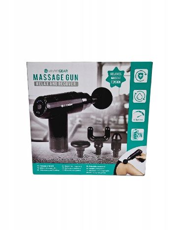 Aparat de masaj SILVERGEAR, negru