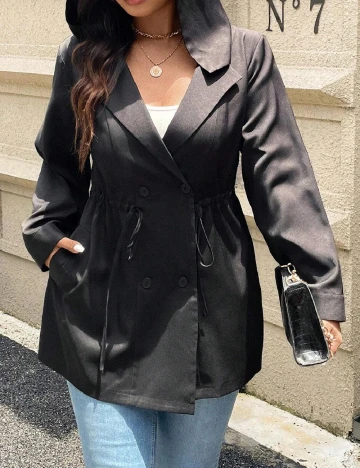 Jacheta SHEIN CURVE, negru