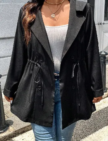 Jacheta SHEIN CURVE, negru